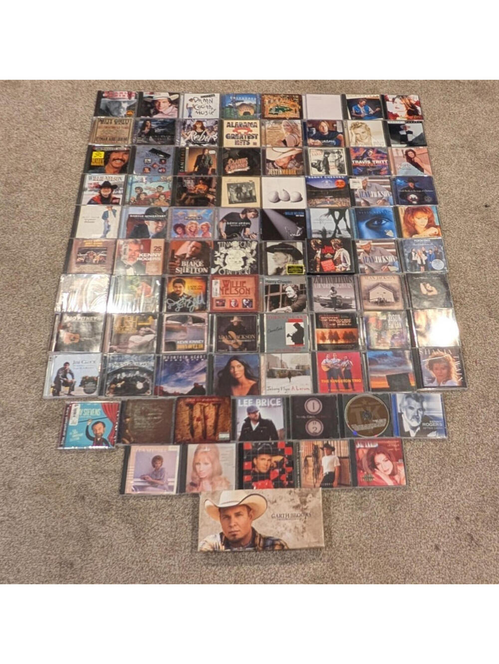 90+ CD Lot Country Music - Willie Garth Reba Shania Toby Kelly Kenny + More